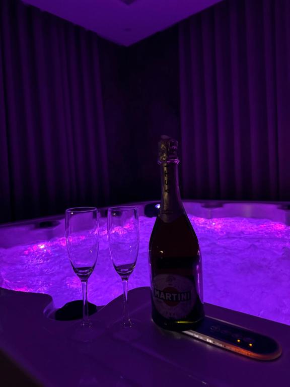 Nápoje v ubytování Apartament z Jacuzzi
