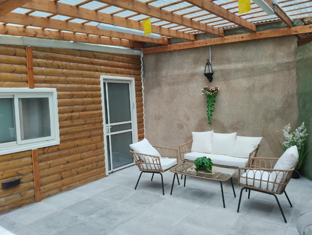 Patio nebo venkovní prostory v ubytování קסם עין כרם