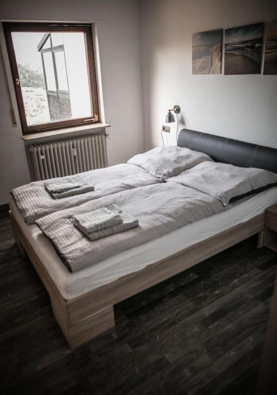 Postel nebo postele na pokoji v ubytování Ferienwohnung-Bali