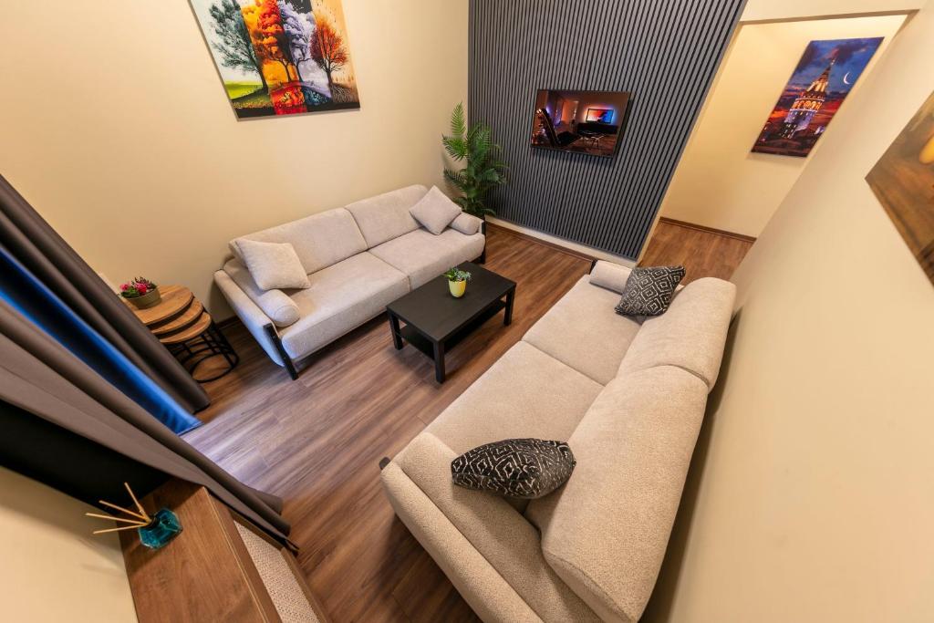 Posezení v ubytování ROYAL TAKSIM SUITES