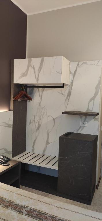 Kuchyň nebo kuchyňský kout v ubytování Hotel Mistral