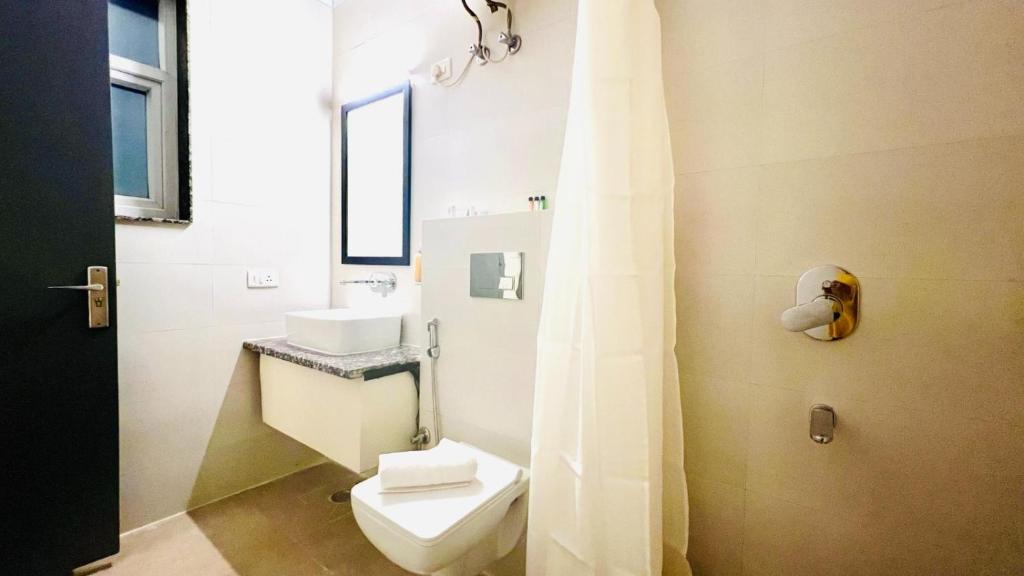 Koupelna v ubytování BluO Medicity - Hotel Gurgaon
