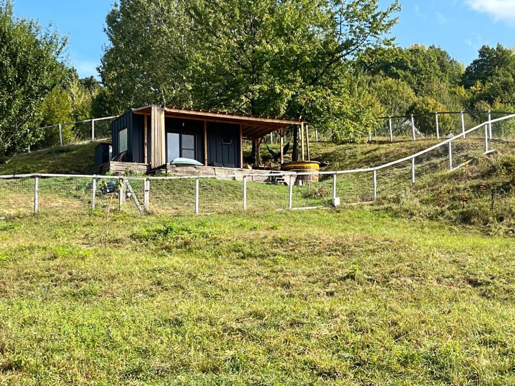 Zahrada ubytování The Tiny House