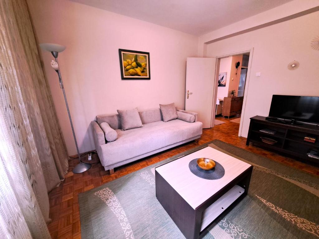 Posezení v ubytování Central Park Apartment