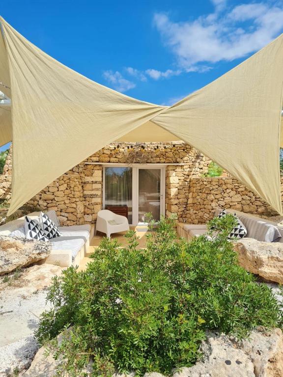 Posezení v ubytování Masseria a libeccio