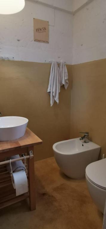 Koupelna v ubytování Masseria a libeccio