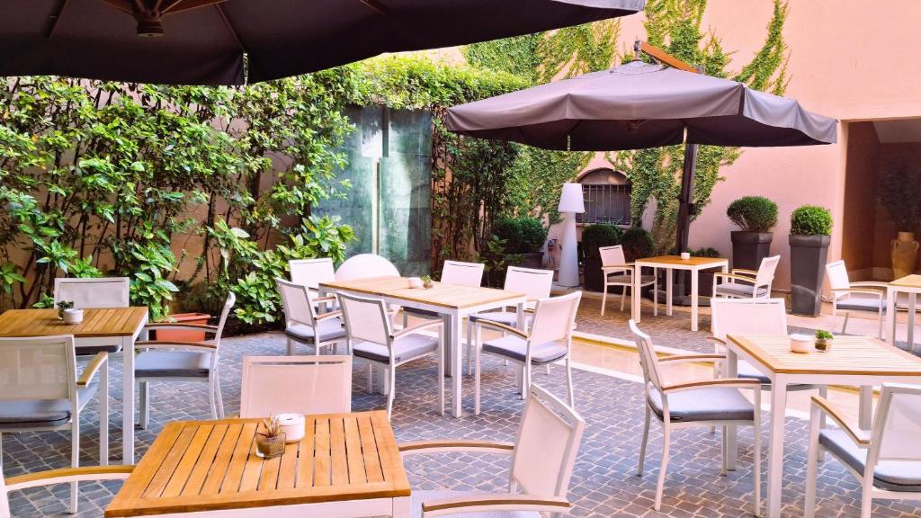 Restaurace v ubytování Hotel Indigo Rome - St. George by IHG