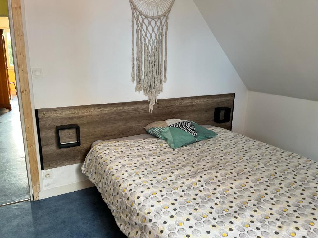 Postel nebo postele na pokoji v ubytování Camping De Collignon