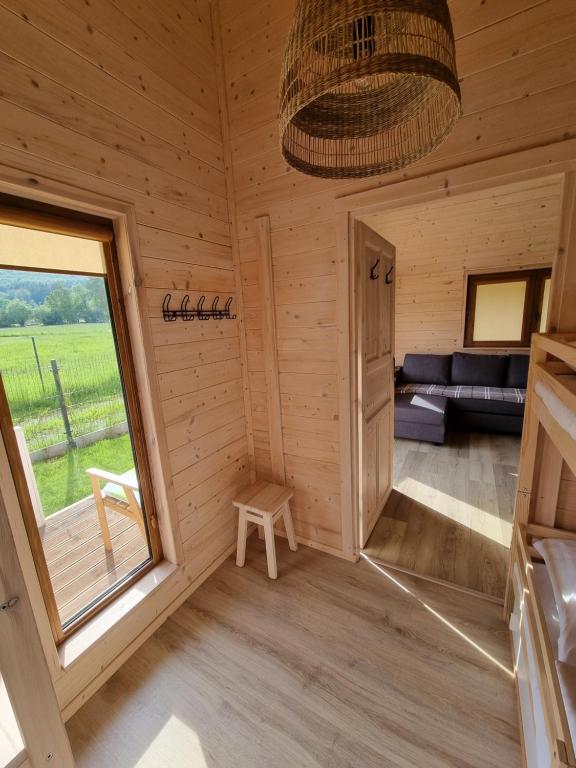 Postel nebo postele na pokoji v ubytování Domek pod Szczelińcem