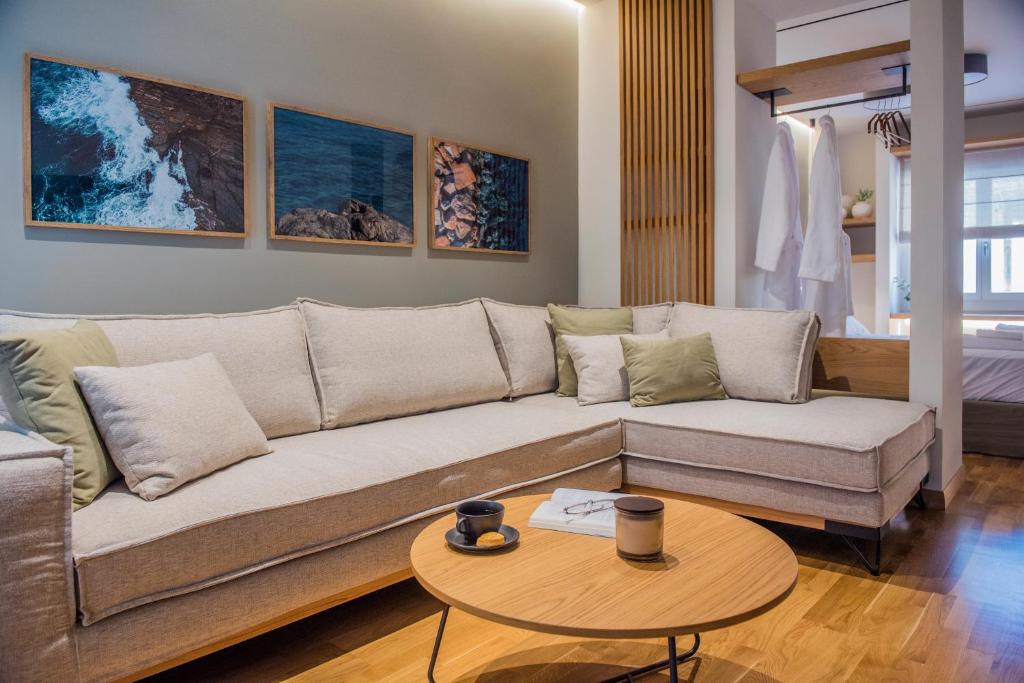 Posezení v ubytování Anaya Suites