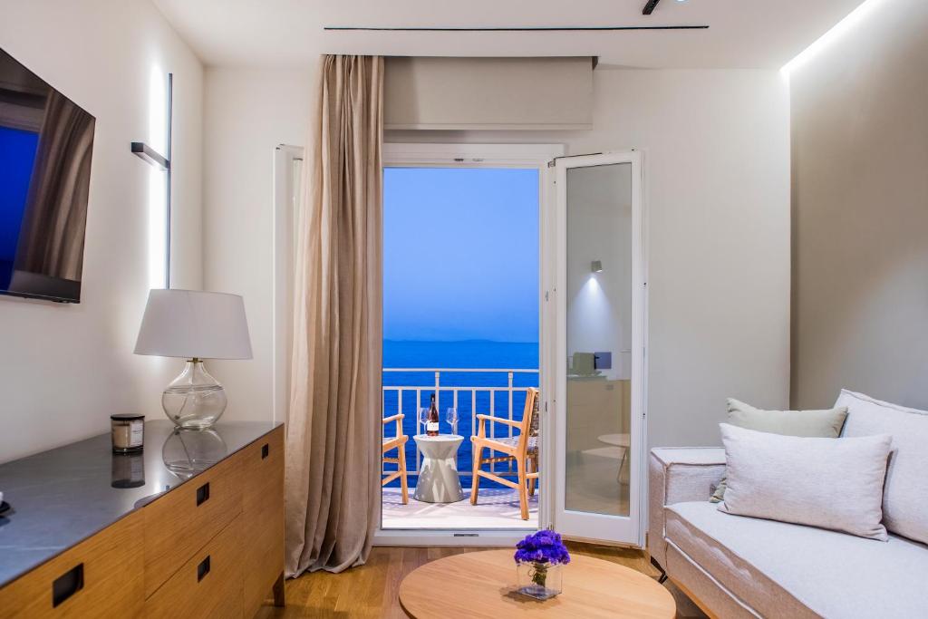 Nespecifikovaný výhled na moře nebo výhled na moře při pohledu z bed and breakfast