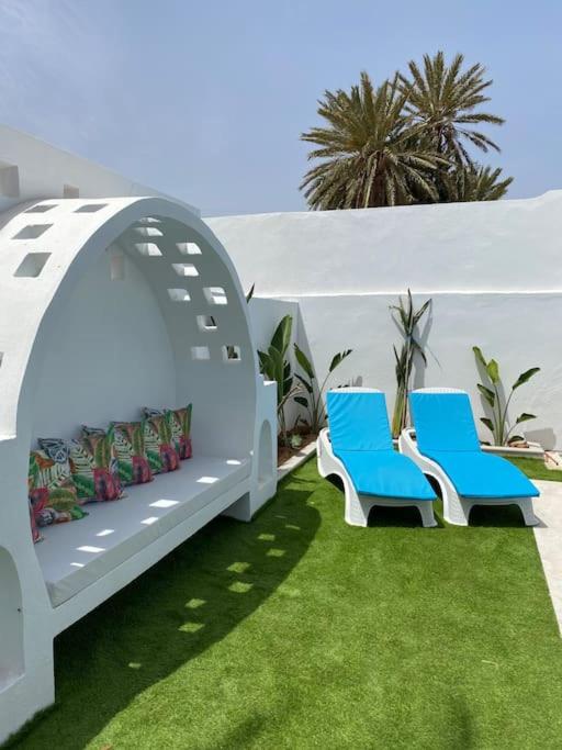 Zahrada ubytování Villa Papaya - Djerba