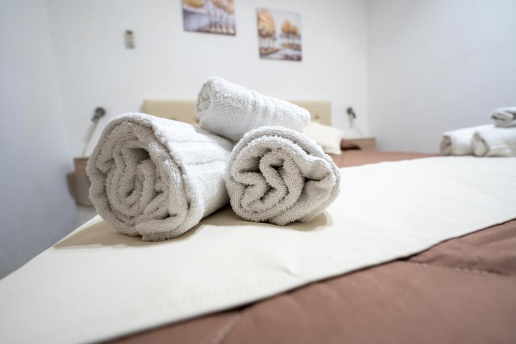 Postel nebo postele na pokoji v ubytování B&B Villa Achibea