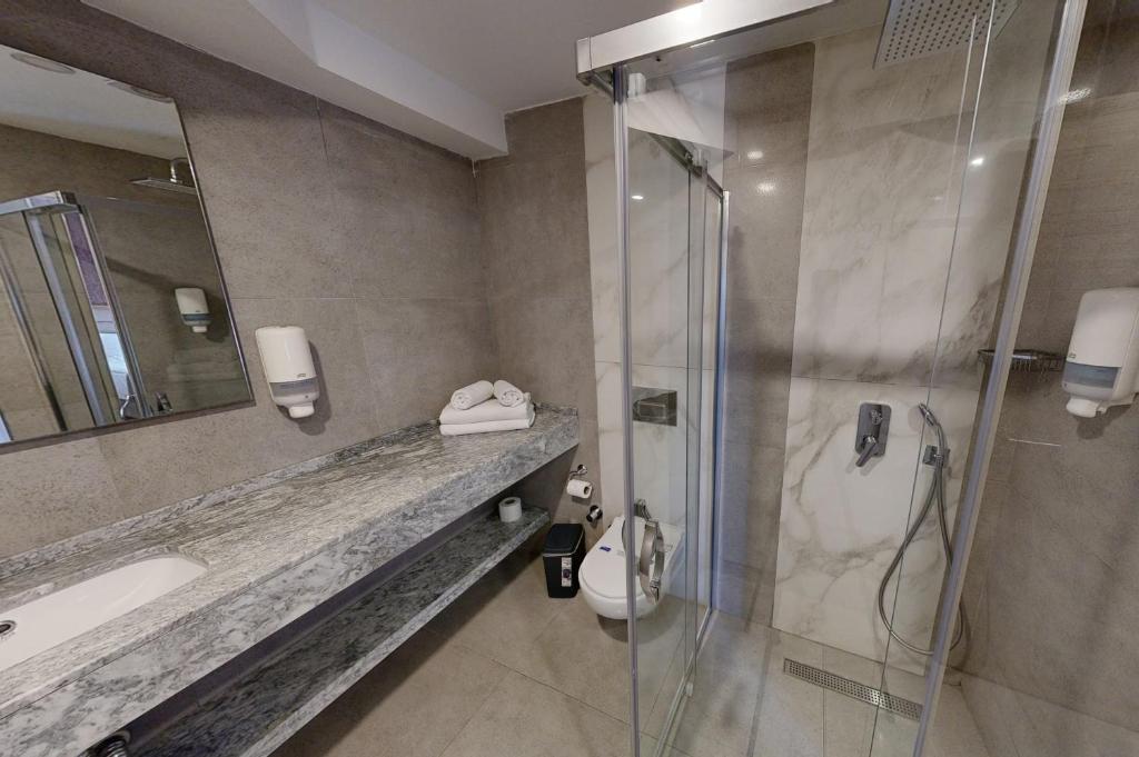 Koupelna v ubytování King City Hotel Istanbul Ataturk Airport