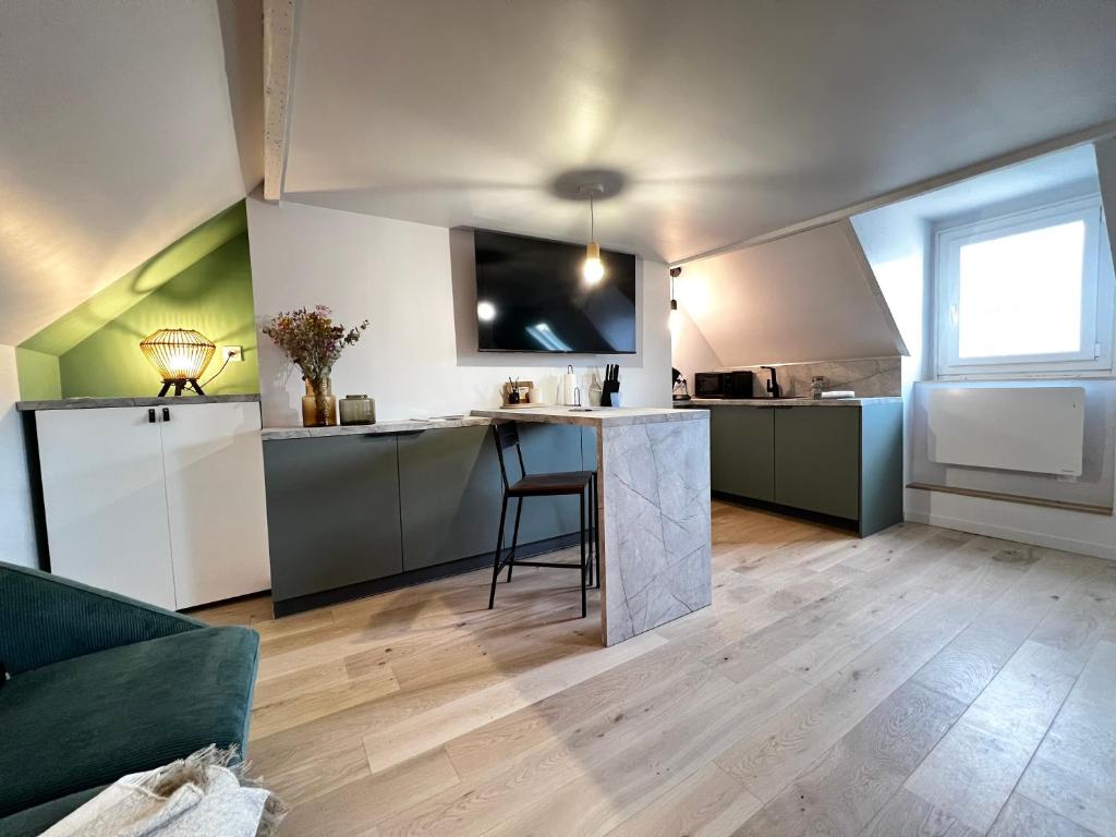 Posezení v ubytování Le Verdun, Centre de Rennes