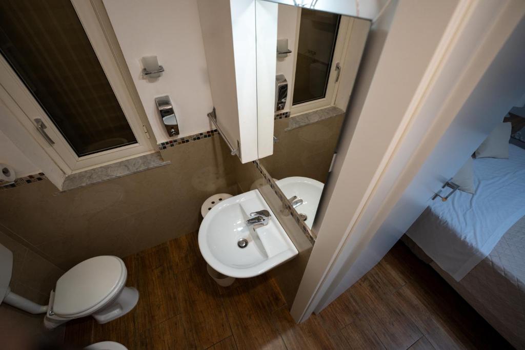 Koupelna v ubytování B&B Villa Achibea
