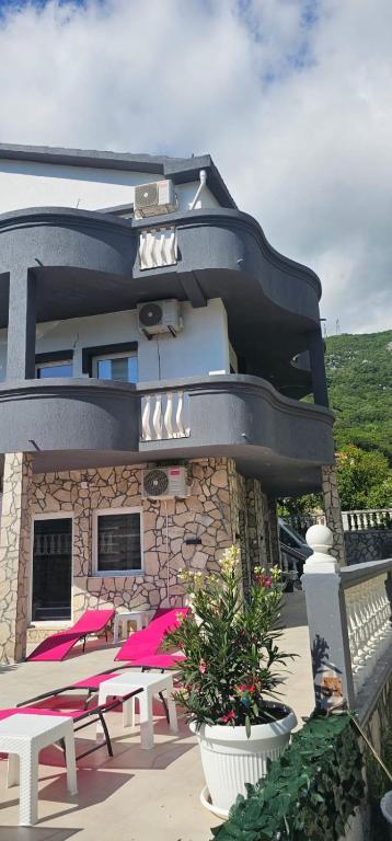 Balkón nebo terasa v ubytování Aphrodite Apartment