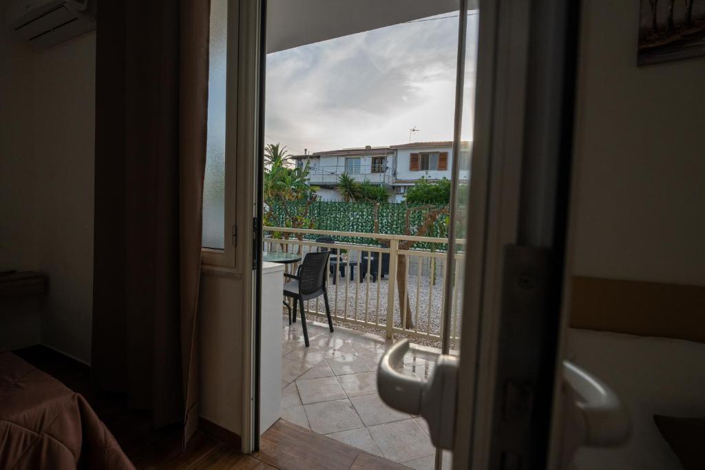 Balkón nebo terasa v ubytování B&B Villa Achibea