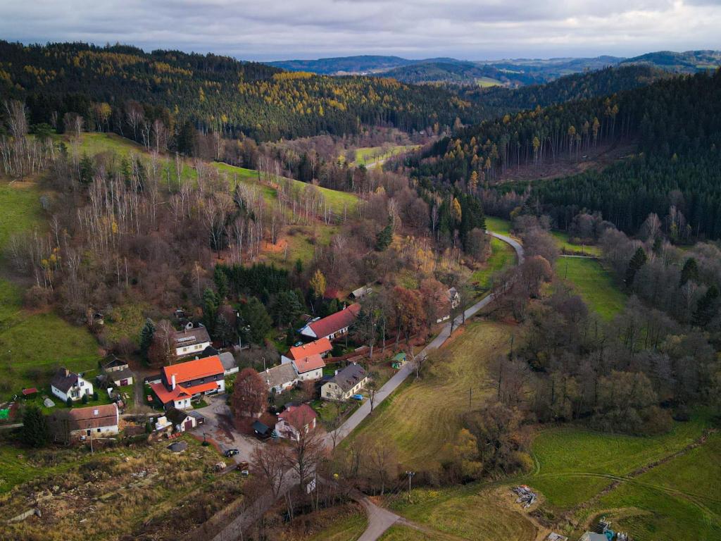 Příroda nedaleko prázdninového domu