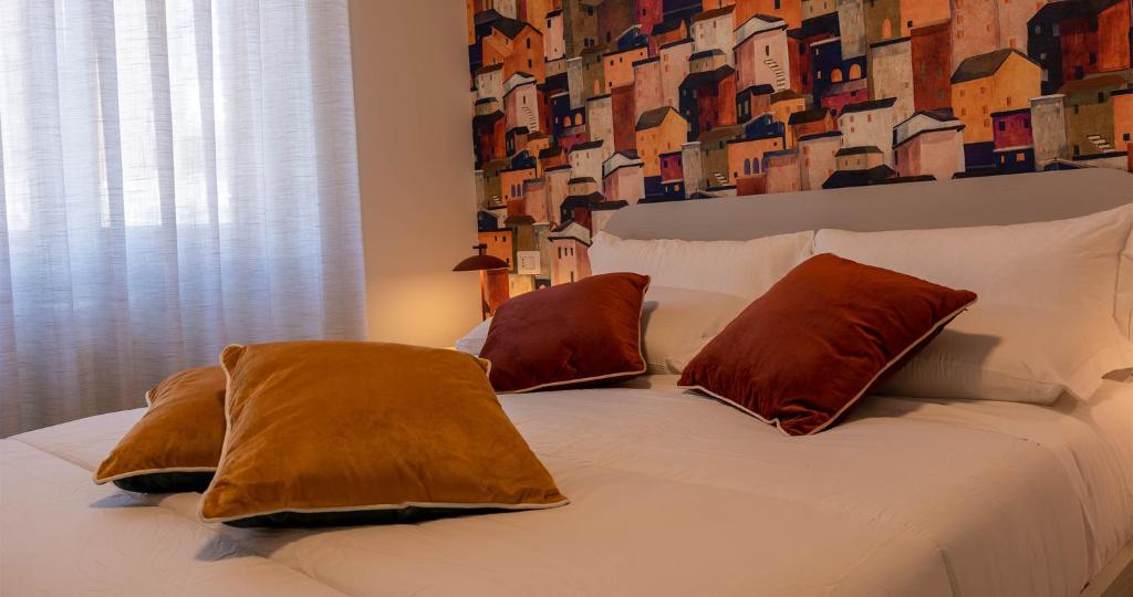 Postel nebo postele na pokoji v ubytování Firrao Rooms Matera