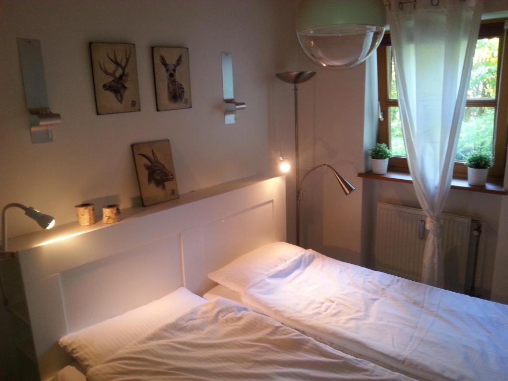 Postel nebo postele na pokoji v ubytování Appartement Waldeck Perle