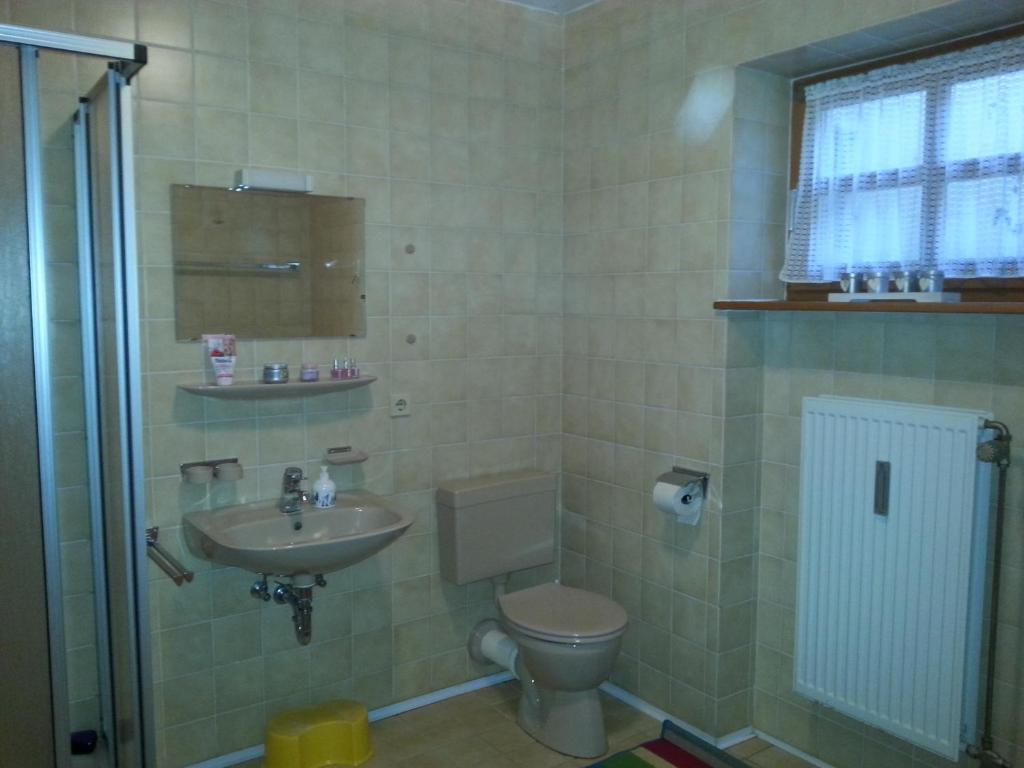 Koupelna v ubytování Appartement Waldeck Perle