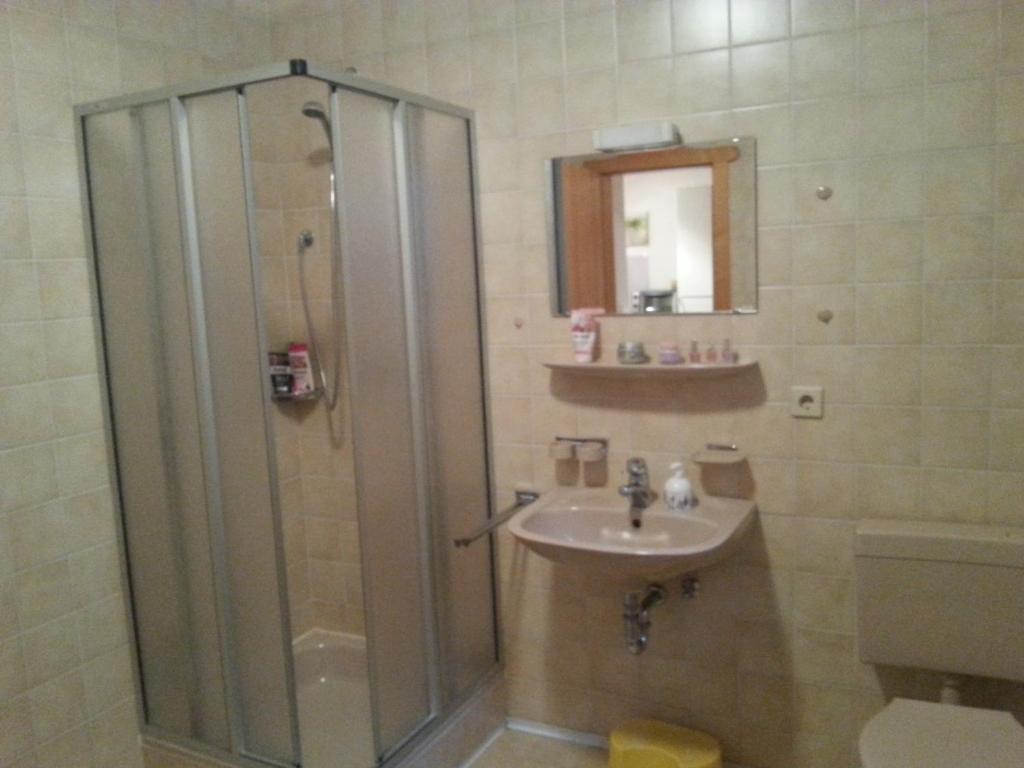 Koupelna v ubytování Appartement Waldeck Perle