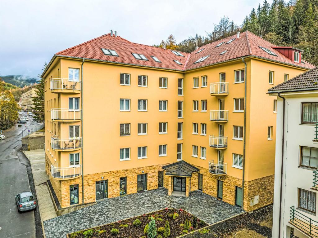 Budova, kde se apartmán nachází