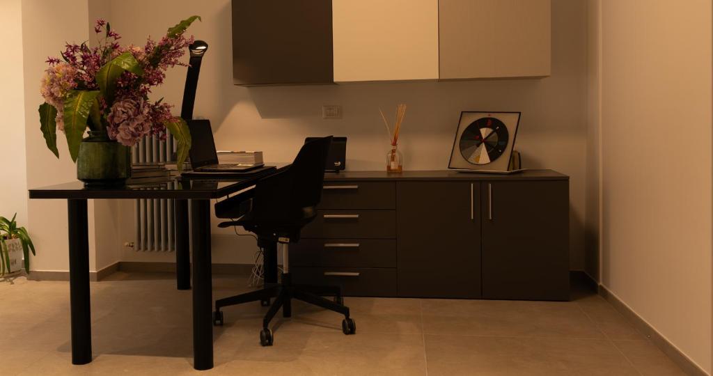 Kuchyň nebo kuchyňský kout v ubytování Firrao Rooms Matera