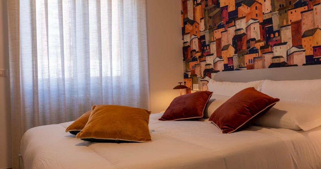 Postel nebo postele na pokoji v ubytování Firrao Rooms Matera