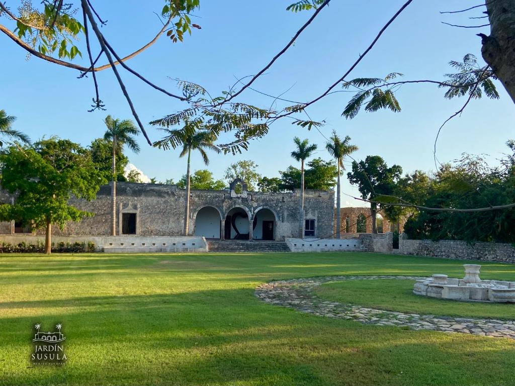 Zahrada ubytování Hacienda Susulá