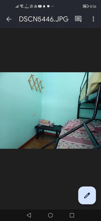 Кровать или кровати в номере Cabinas Mitchaelle's