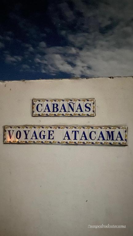 Certifikát, hodnocení, plakát nebo jiný dokument vystavený v ubytování Cabañas Voyage Atacama