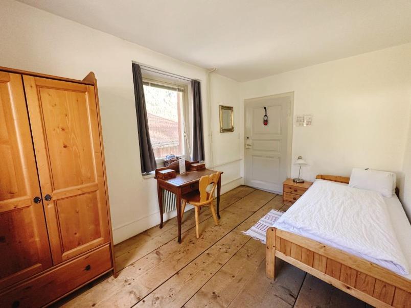 Postel nebo postele na pokoji v ubytování Gasthaus Schöntal