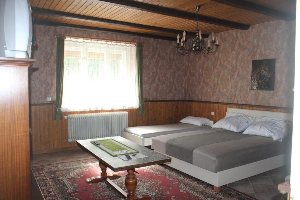 Posezení v ubytování Golden Rose Apartman