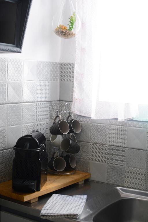 A kitchen or kitchenette at Batsi Bay Premium