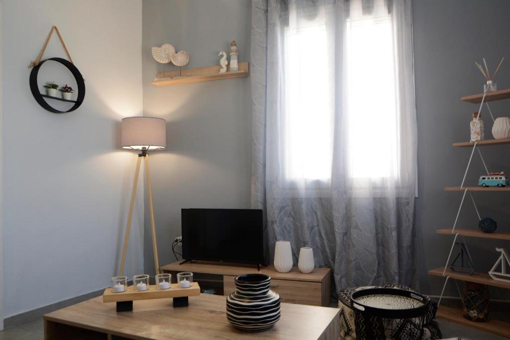 A television and/or entertainment centre at Batsi Bay Premium