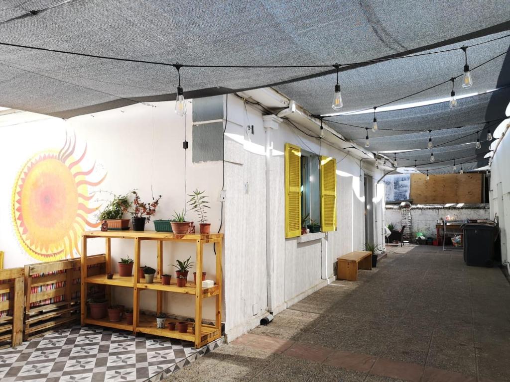 Kuchyň nebo kuchyňský kout v ubytování Hostal Vitalia
