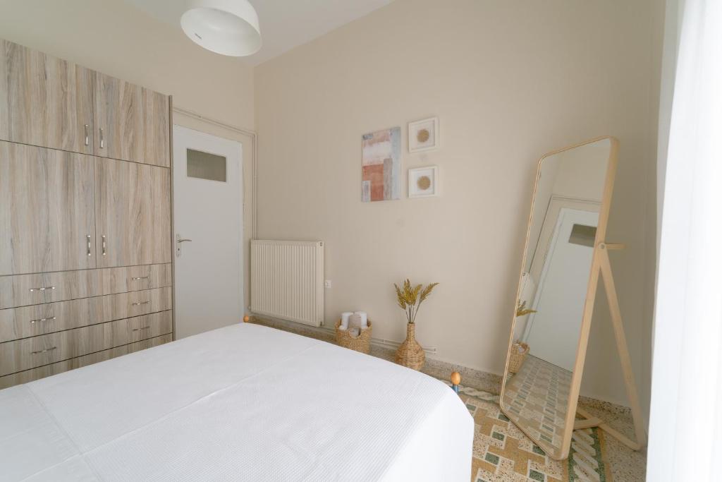 Postel nebo postele na pokoji v ubytování Selene house