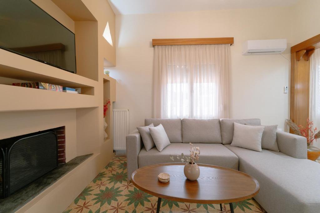 Posezení v ubytování Selene house