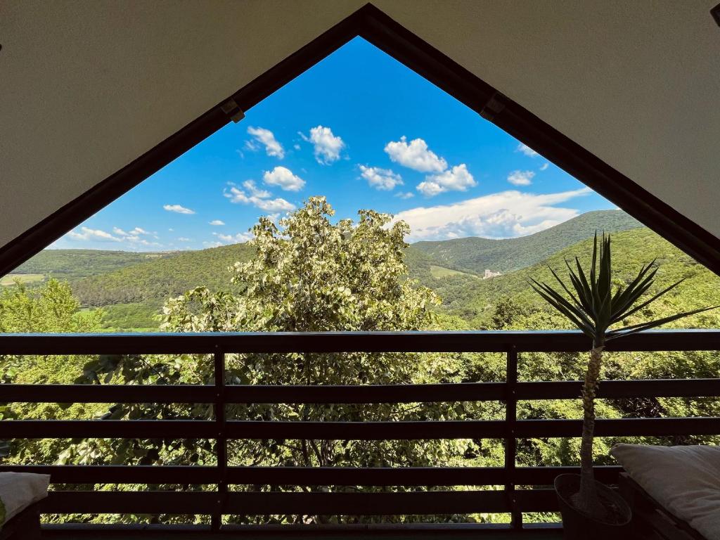 Camera con finestra affacciata sulle montagne. di Villa Buena a Despotovac