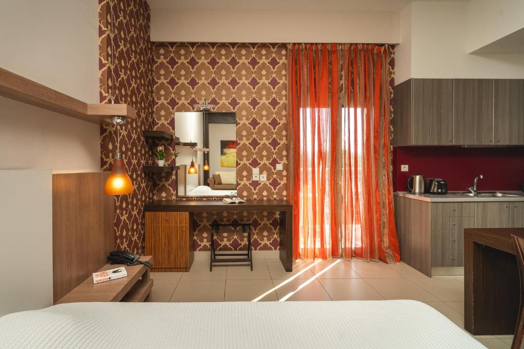 Tsokas Hotelにあるベッド