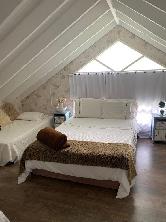 Voodi või voodid majutusasutuse Hotel Casa Madero toas