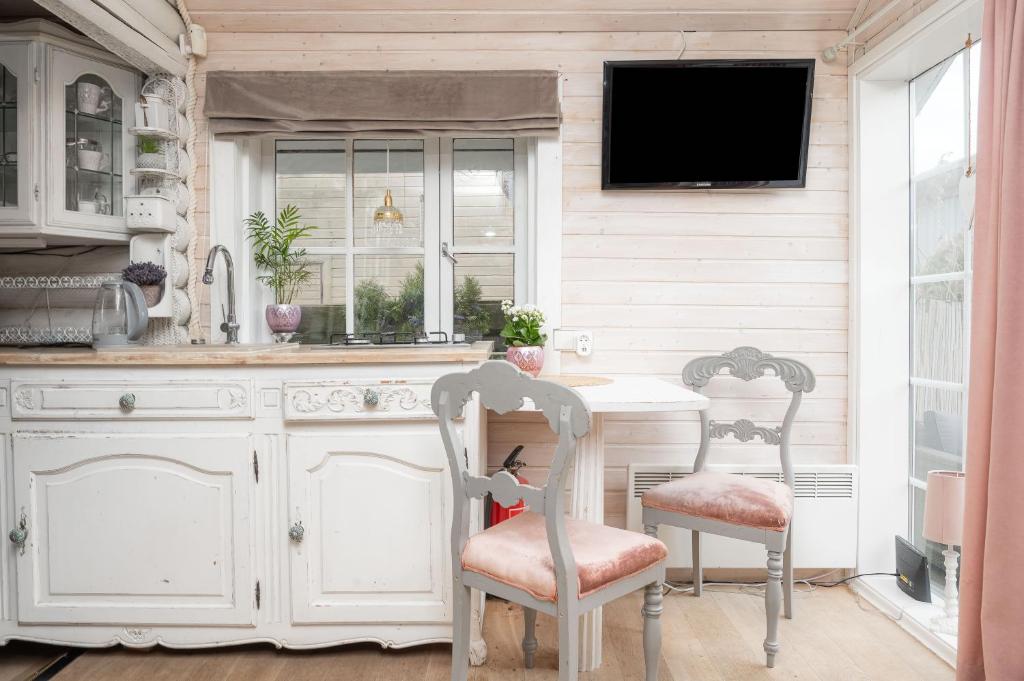 Kuchyň nebo kuchyňský kout v ubytování Guesthouse Delisa