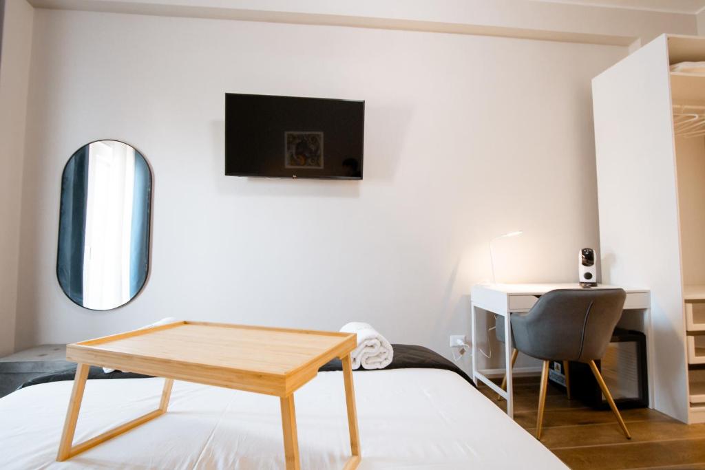 Letto o letti in una camera di Arre Mida