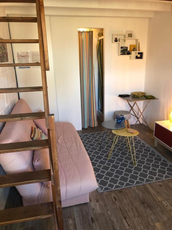 Posezení v ubytování Duplex à collioure avec extérieur