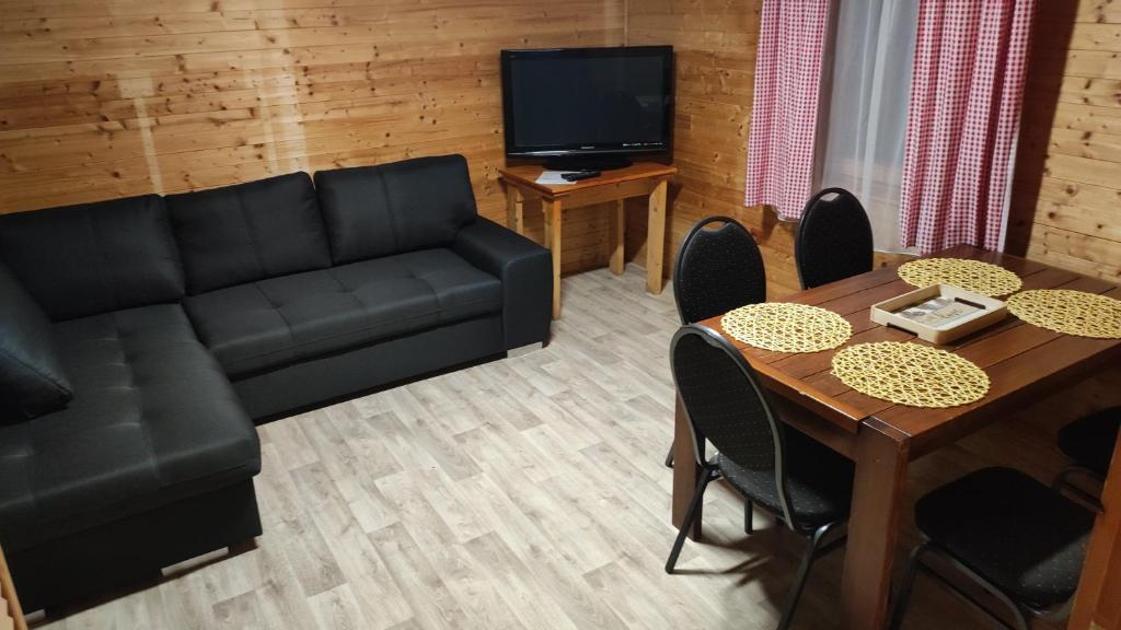 Posezení v ubytování Chaty ve Ski-relax Avalanche Dolní Moravice