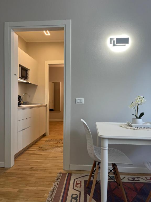 Kuchyň nebo kuchyňský kout v ubytování Garda Flow Holiday Home
