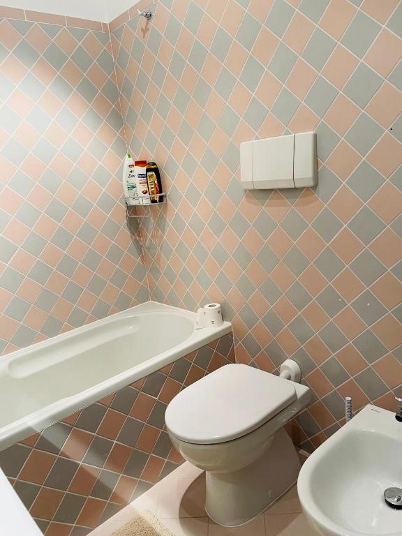 Koupelna v ubytování Apparthotel Oleggio