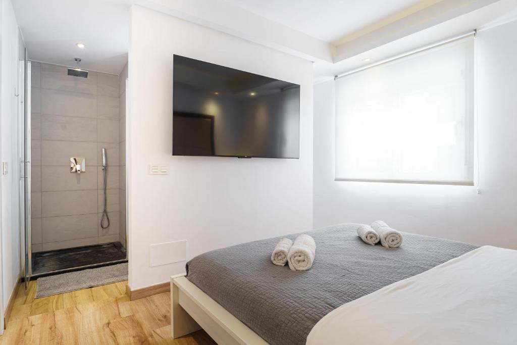 Postel nebo postele na pokoji v ubytování Villa in PUERTO BANUS